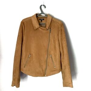 Torrid Faux Suede Moto Jacket Woman’s Size 2X